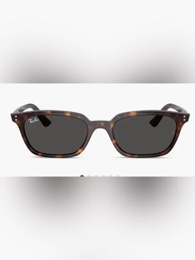 Ray-Ban Women's Tortoiseshell Square Sunglasses - Dark Brown/Amber Accents